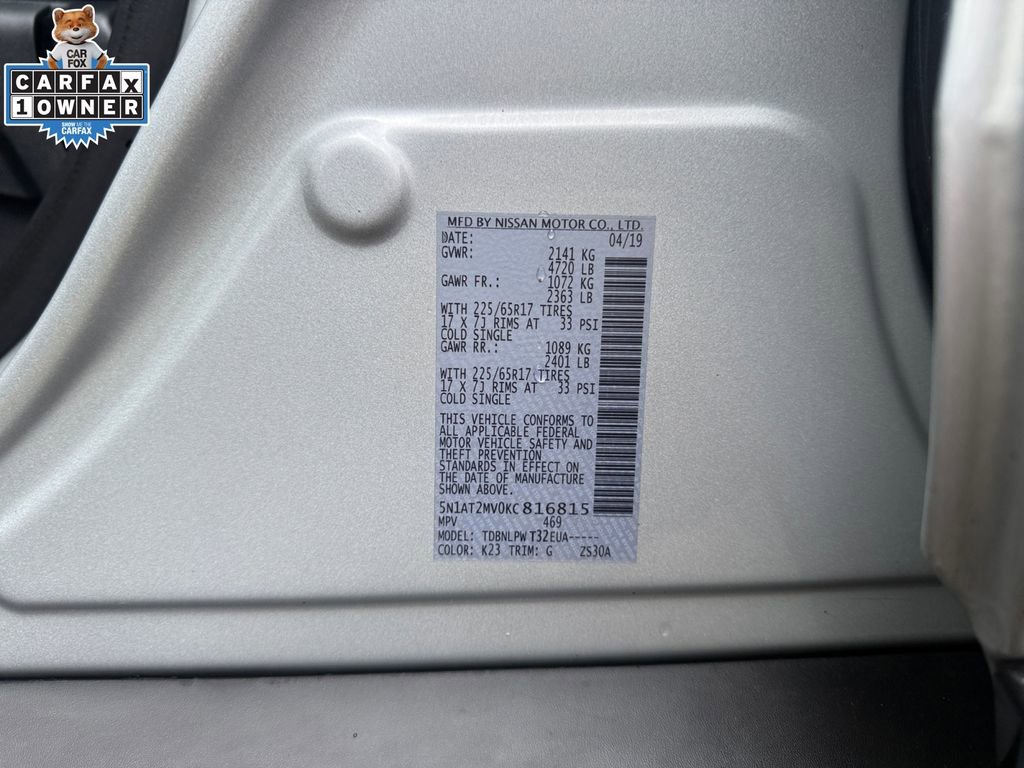 Used 2019 Nissan Rogue S AWD/4WD image 24