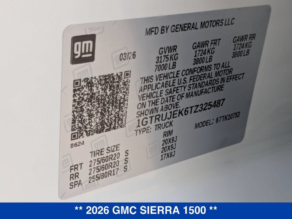 New 2026 GMC Sierra 1500 Elevation AWD/4WD image 35