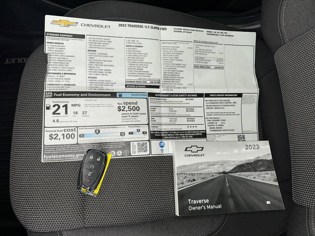 Certified 2023 Chevrolet Traverse LT image 17