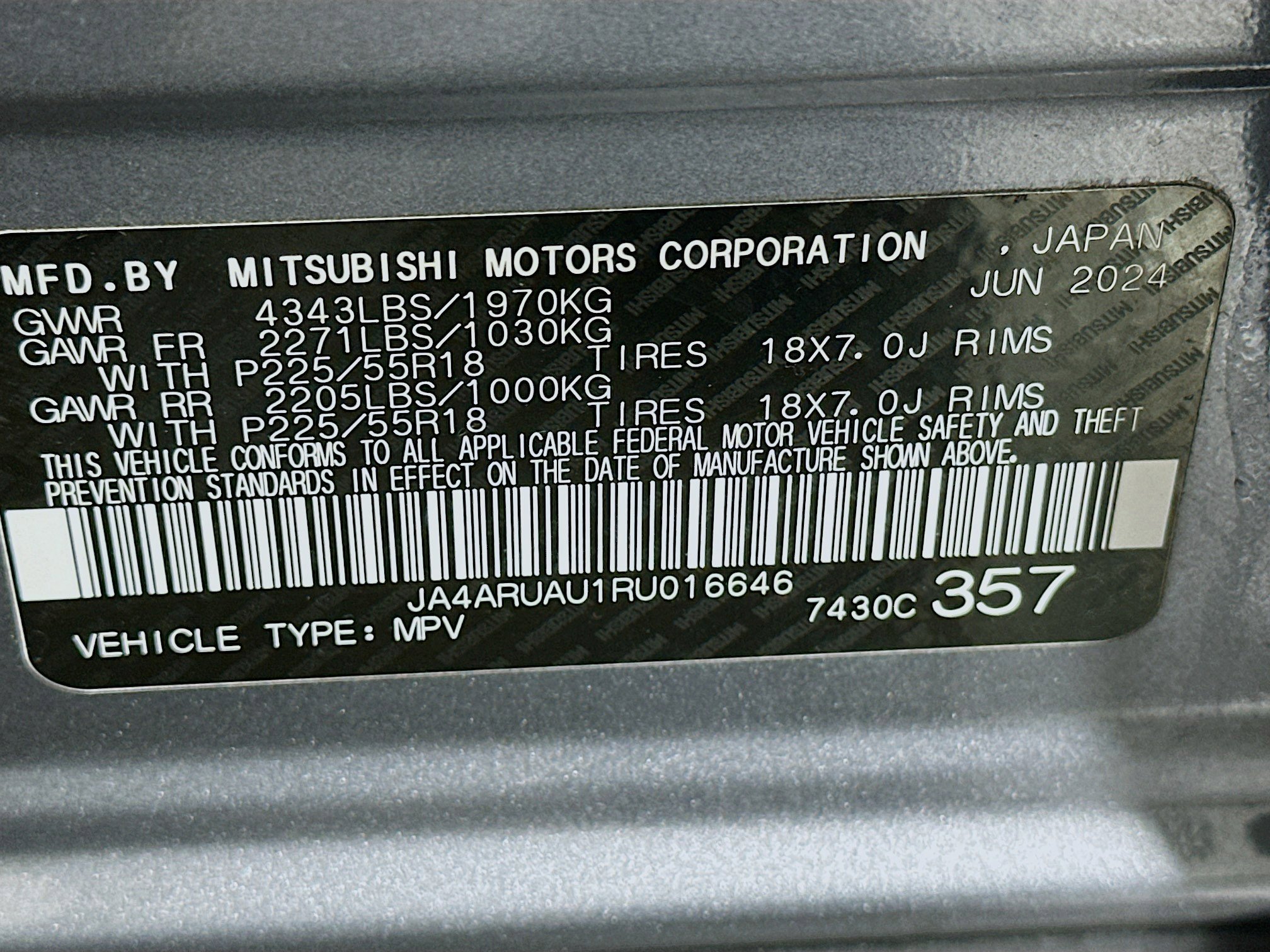 Used 2024 Mitsubishi Outlander Sport SE image 12