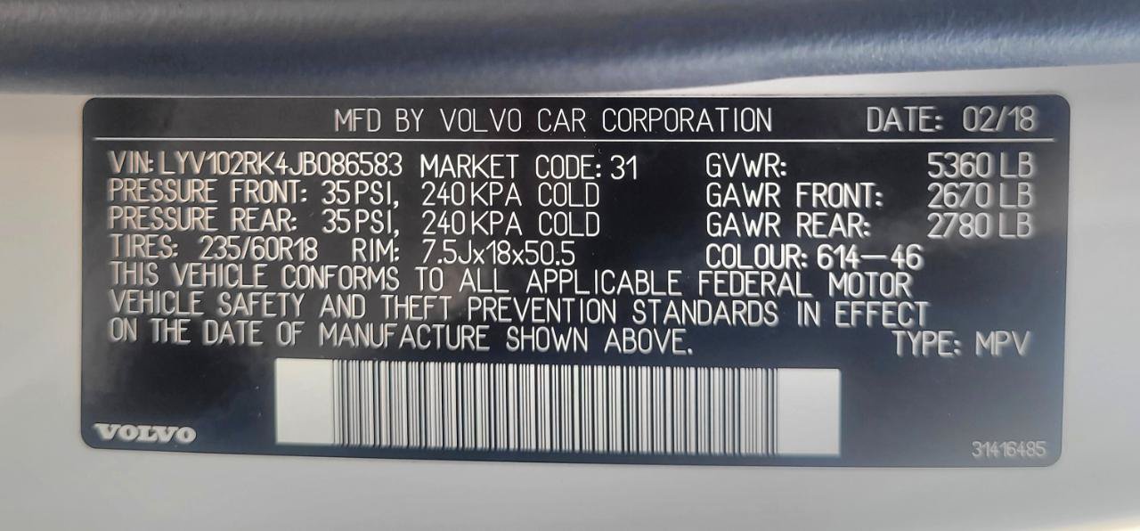 Used 2018 Volvo XC60 T5 Momentum w/ Vision Package AWD/4WD image 38