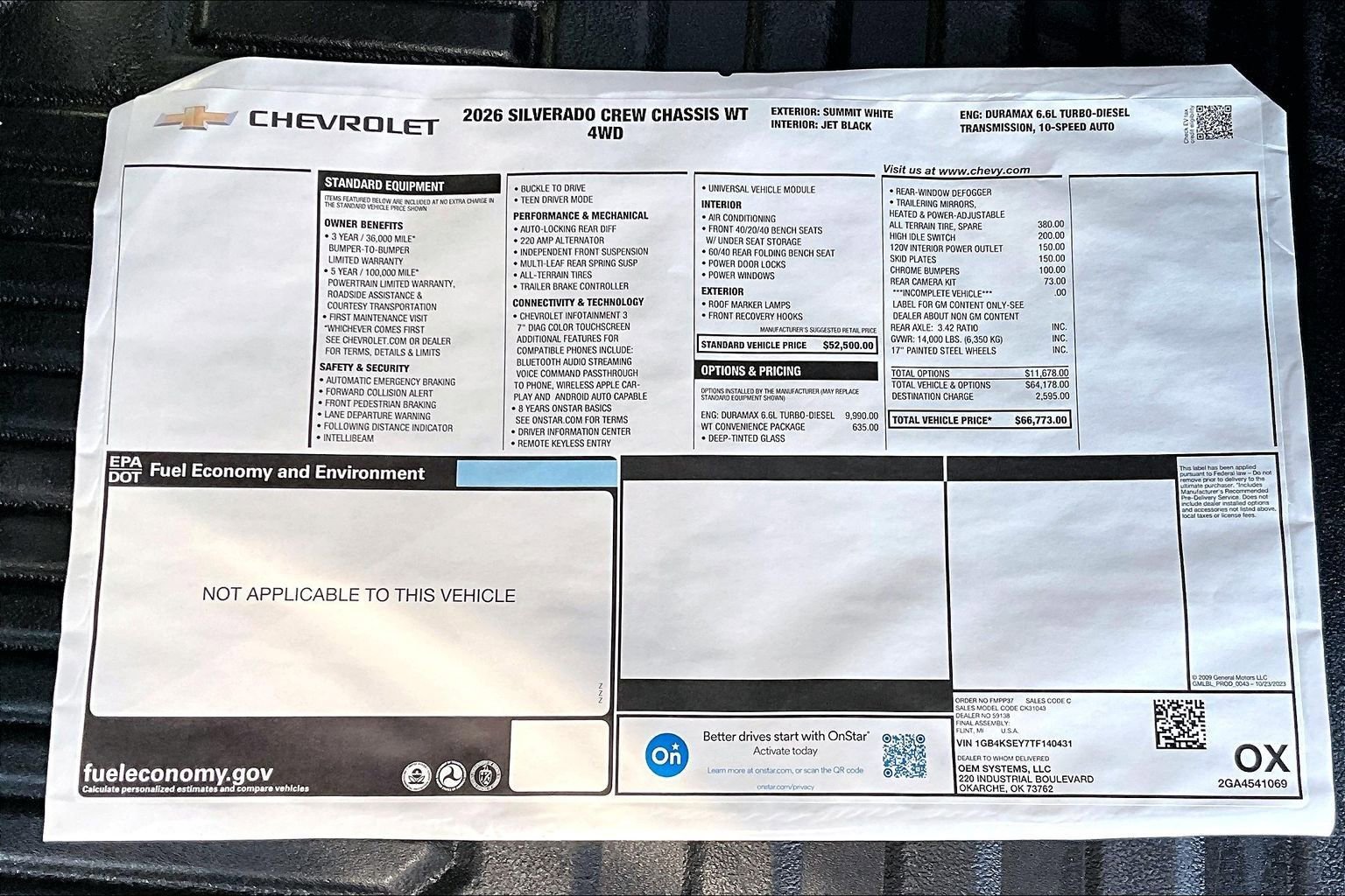 New 2026 Chevrolet Silverado 3500 W/T w/ WT Convenience Package image 14