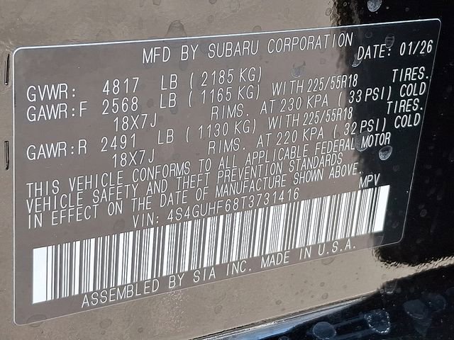 New 2026 Subaru Crosstrek 2.5i Sport image 10
