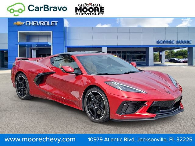 Certified 2024 Chevrolet Corvette Stingray Preferred Cpe w/ Z51 Performance Package RWD image 1