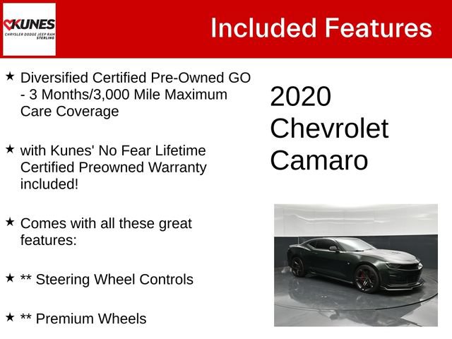 Used 2020 Chevrolet Camaro SS RWD image 4