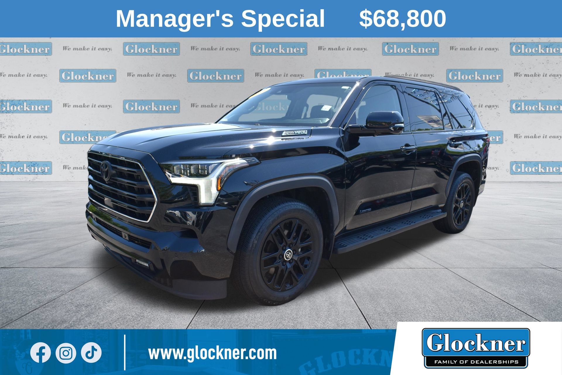 Used 2024 Toyota Sequoia Limited w/ Nightshade Package