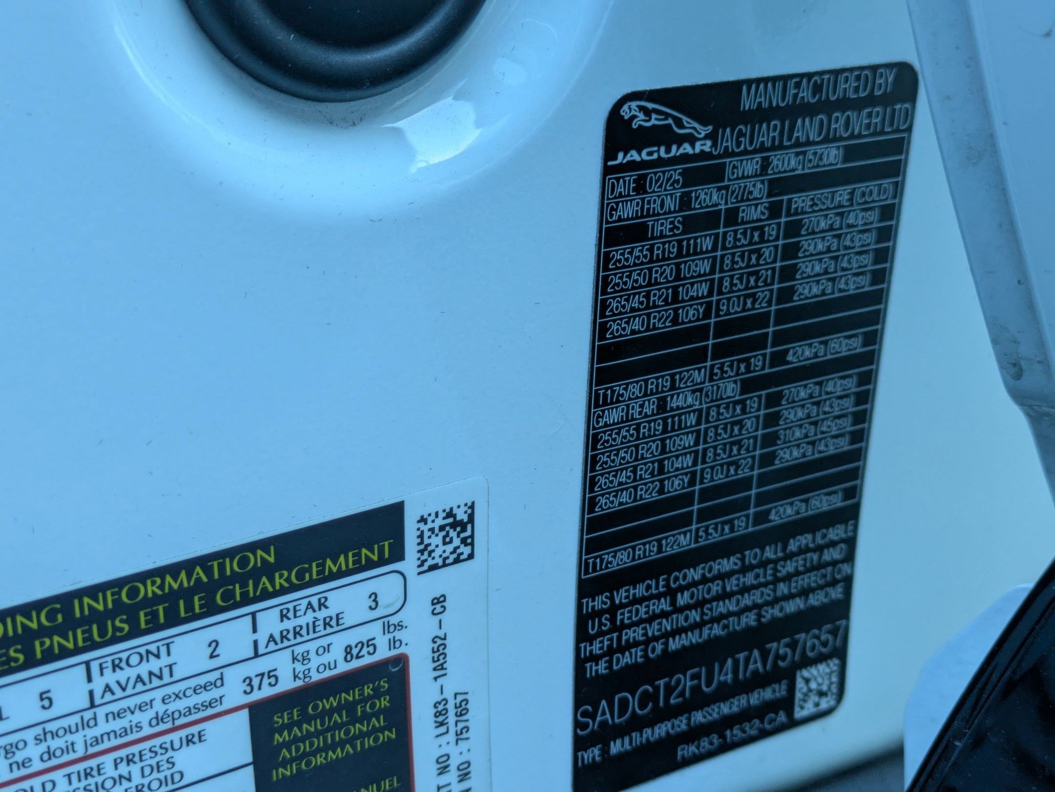 Used 2026 Jaguar F-PACE R-Dynamic S AWD/4WD image 33