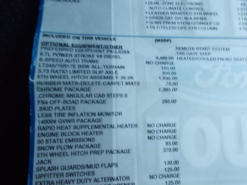 Used 2016 Ford F350 Lariat w/ Lariat Ultimate Package image 49