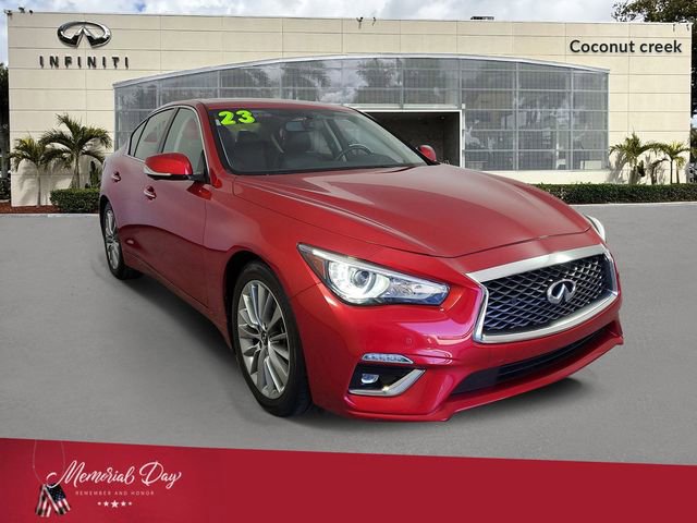Used 2023 INFINITI Q50 Luxe w/ Cargo Package