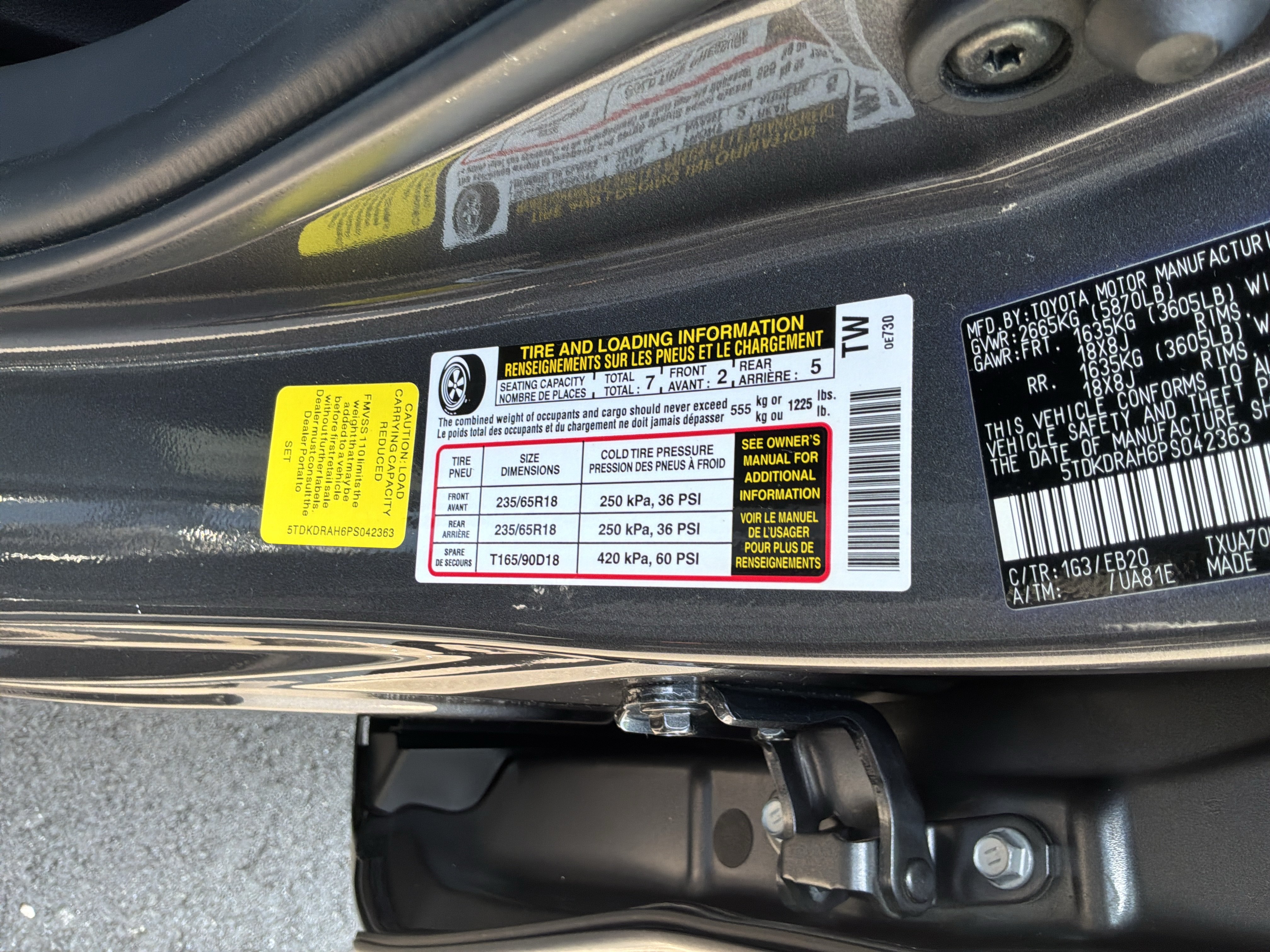 Used 2023 Toyota Highlander XLE FWD image 55