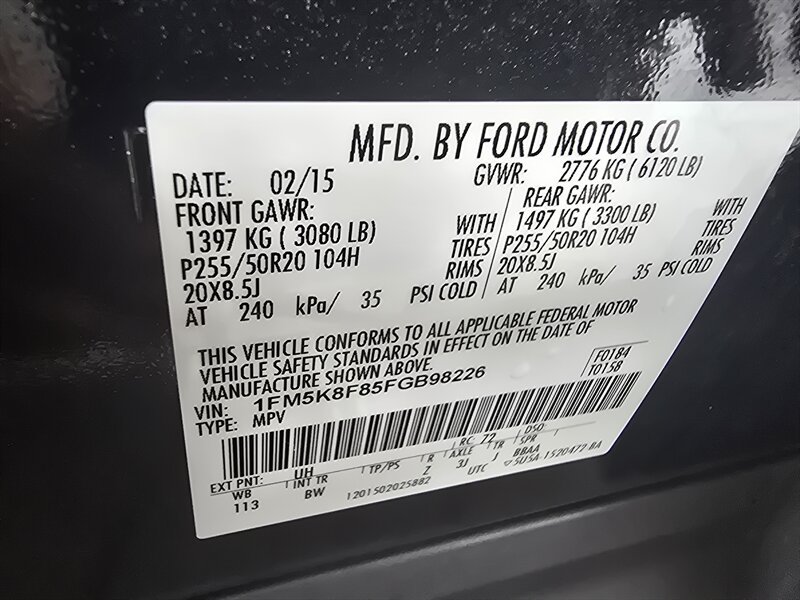 Used 2015 Ford Explorer Limited AWD/4WD image 40