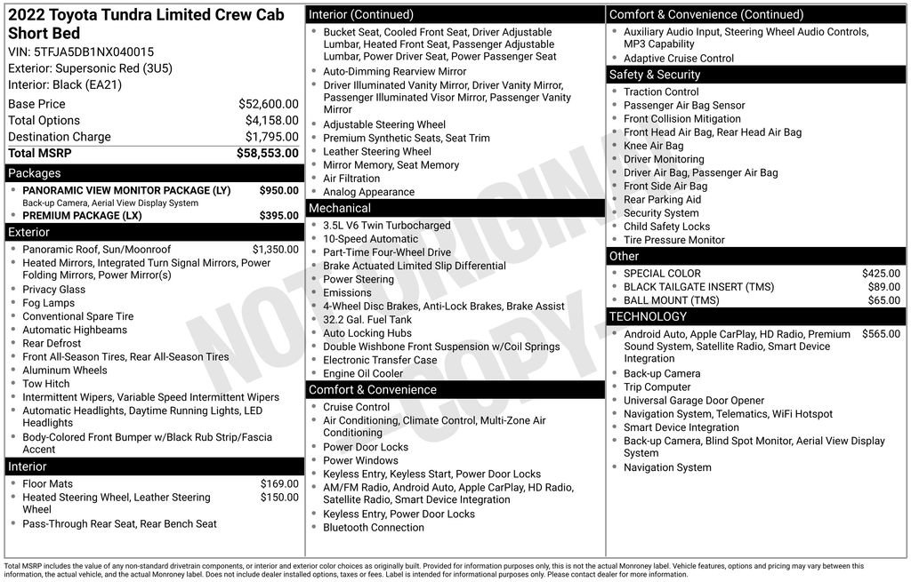 Used 2022 Toyota Tundra Limited AWD/4WD image 19