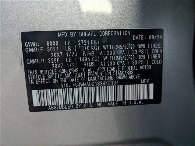 Certified 2025 Subaru Ascent Touring AWD/4WD image 18