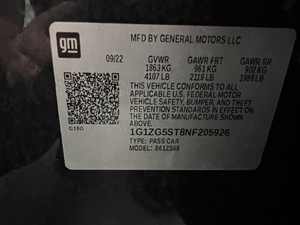 Used 2022 Chevrolet Malibu RS FWD image 31