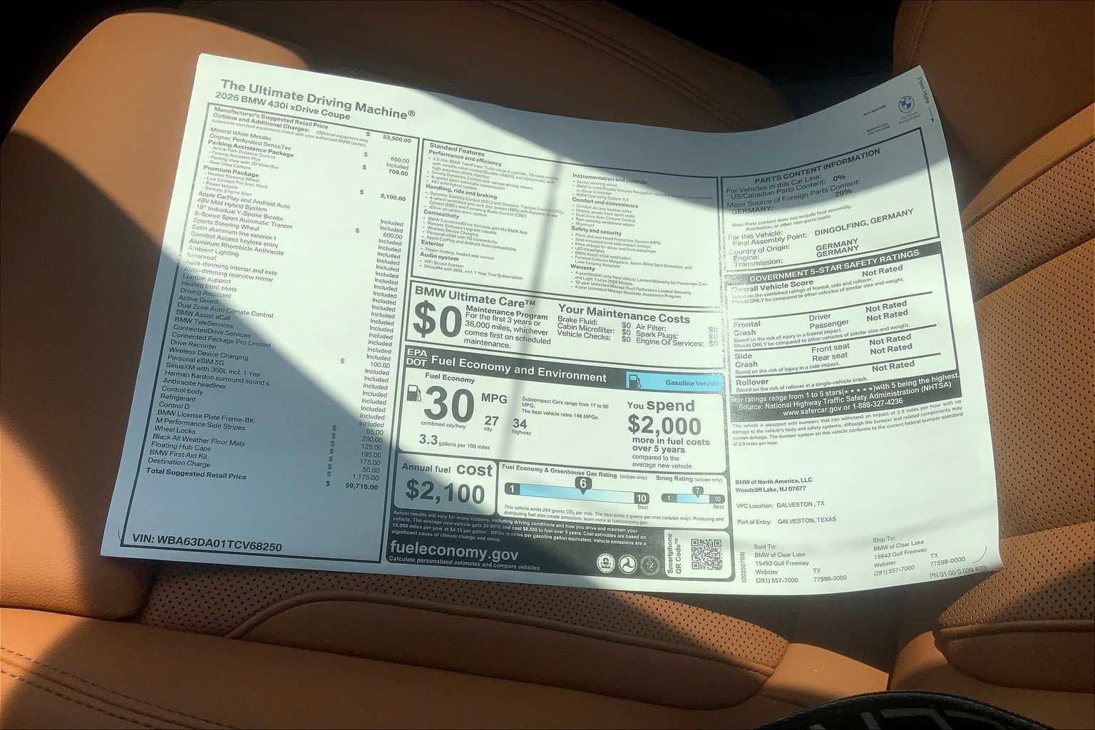 New 2026 BMW 430i xDrive Coupe w/ Premium Package image 18