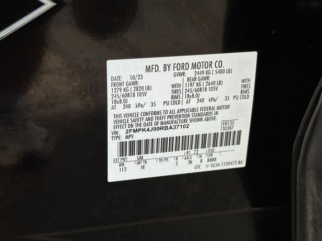 Used 2024 Ford Edge SEL AWD/4WD image 40