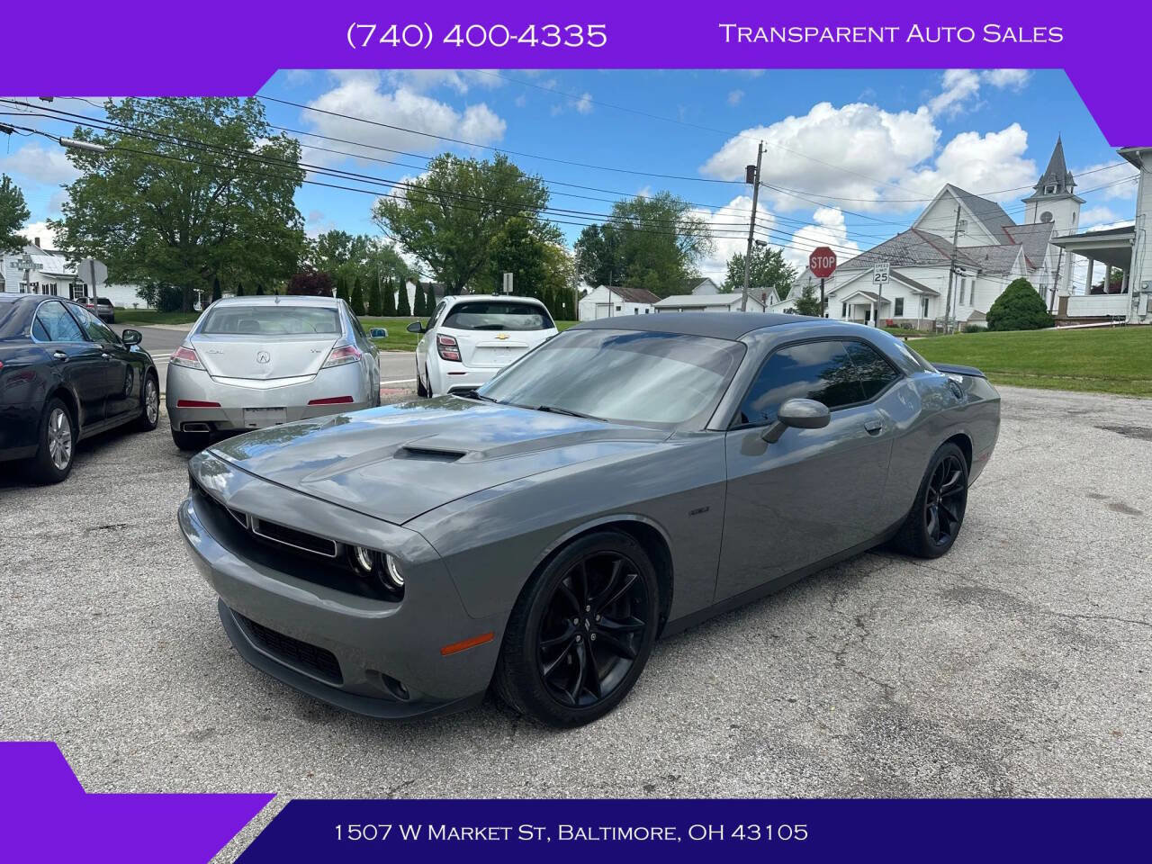 Used 2018 Dodge Challenger R/T w/ Blacktop Package image 1