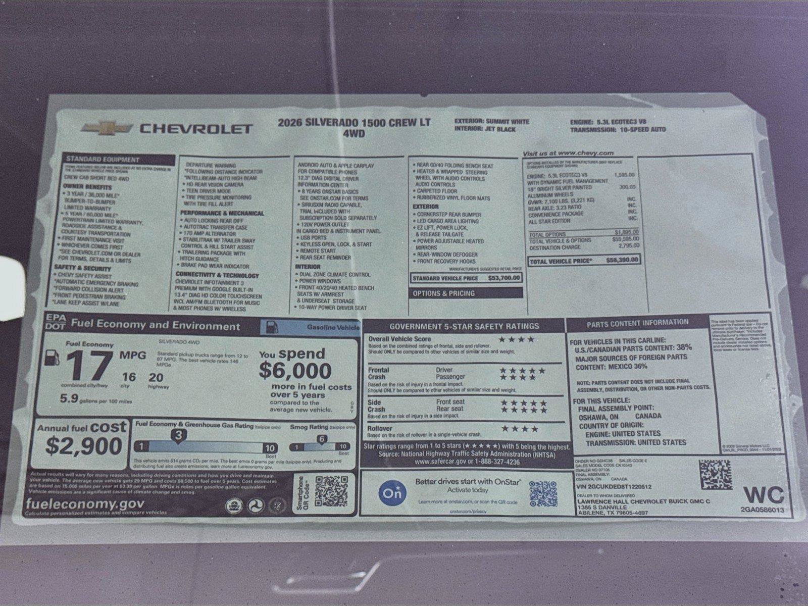 New 2026 Chevrolet Silverado 1500 LT AWD/4WD image 20