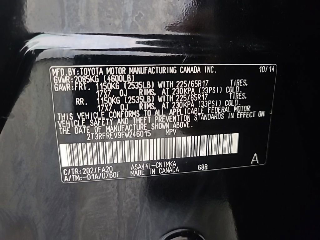 Used 2015 Toyota RAV4 XLE image 37