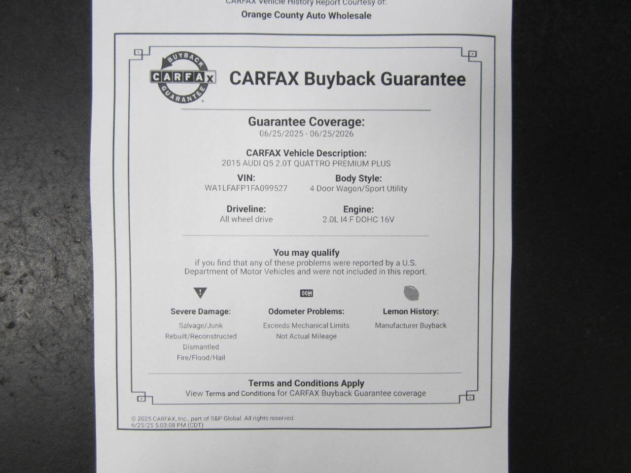 Used 2015 Audi Q5 2.0T Premium Plus w/ Technology Package image 38