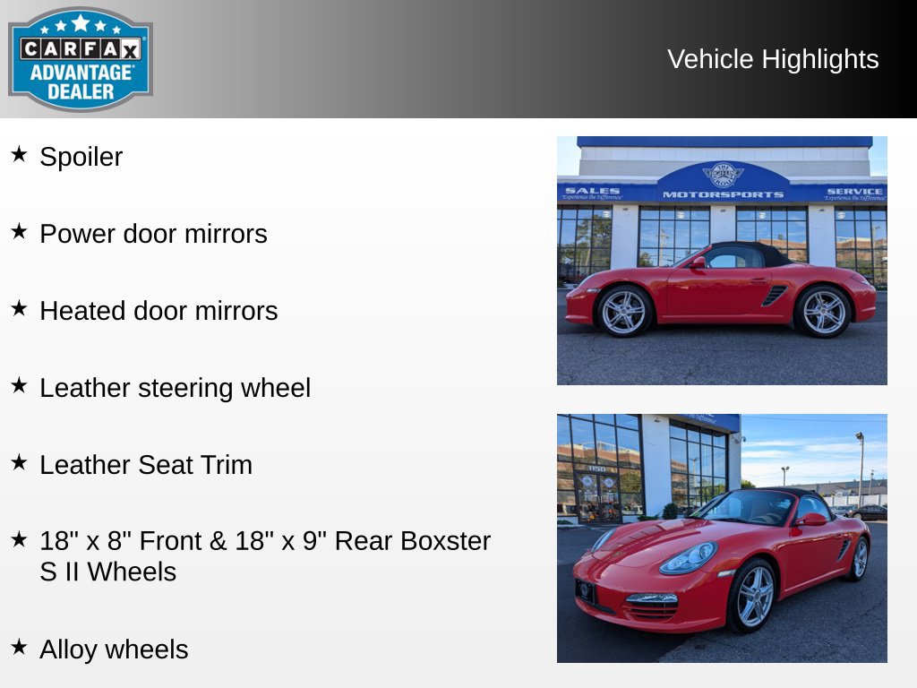 Used 2009 Porsche Boxster RWD image 8
