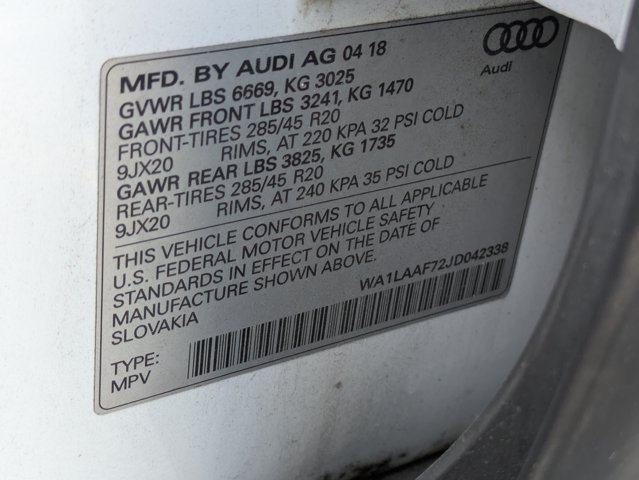 Used 2018 Audi Q7 3.0T Premium Plus w/ Premium Plus Package AWD/4WD image 15