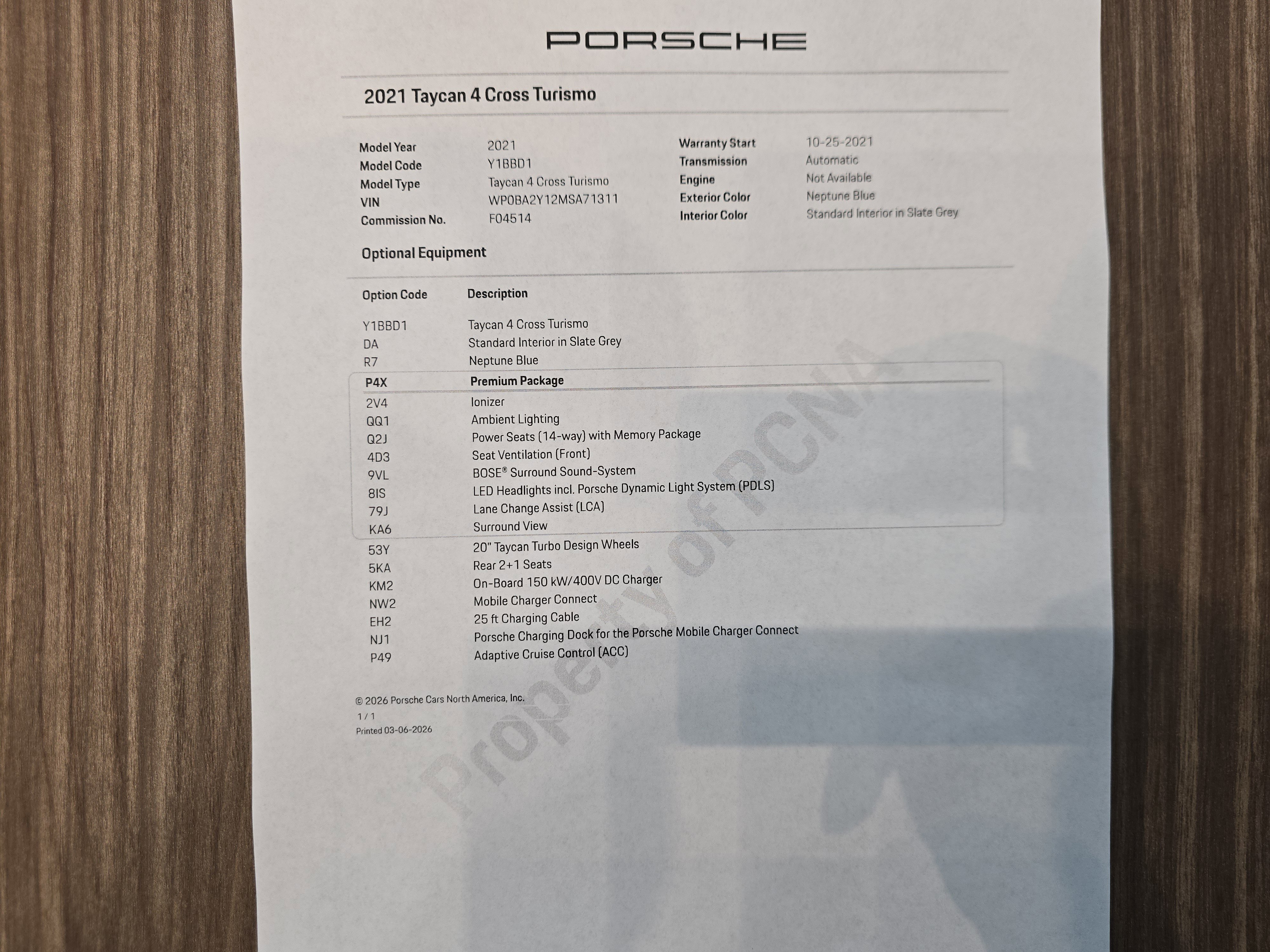 Certified 2021 Porsche Taycan 4 Cross Turismo image 28