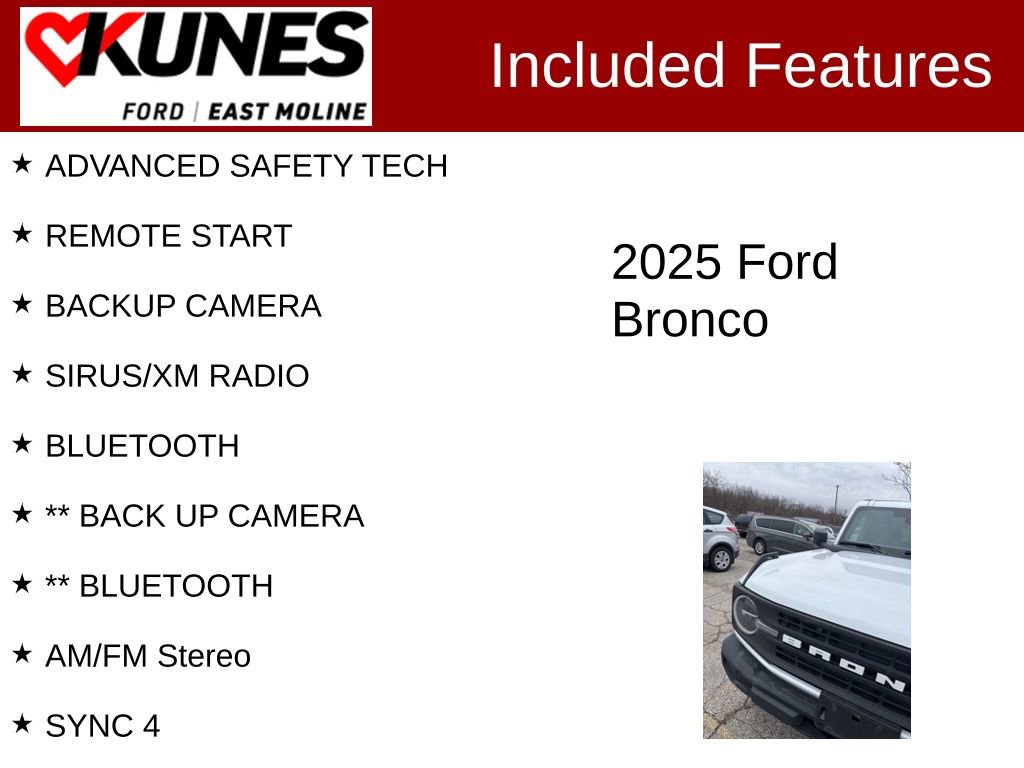 Used 2025 Ford Bronco Big Bend image 2