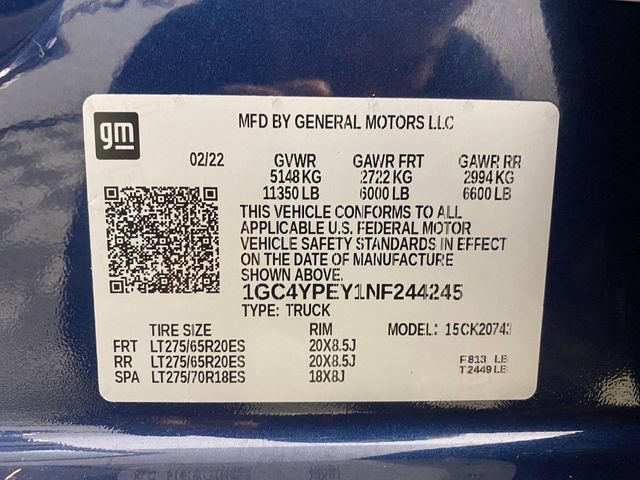 Certified 2022 Chevrolet Silverado 2500 LTZ w/ LTZ Plus Package image 31