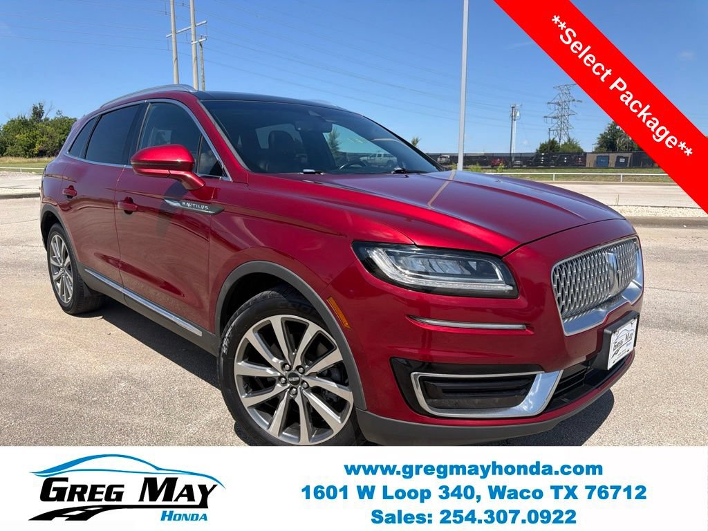 Used 2019 Lincoln Nautilus Select w/ Cargo Utility Package