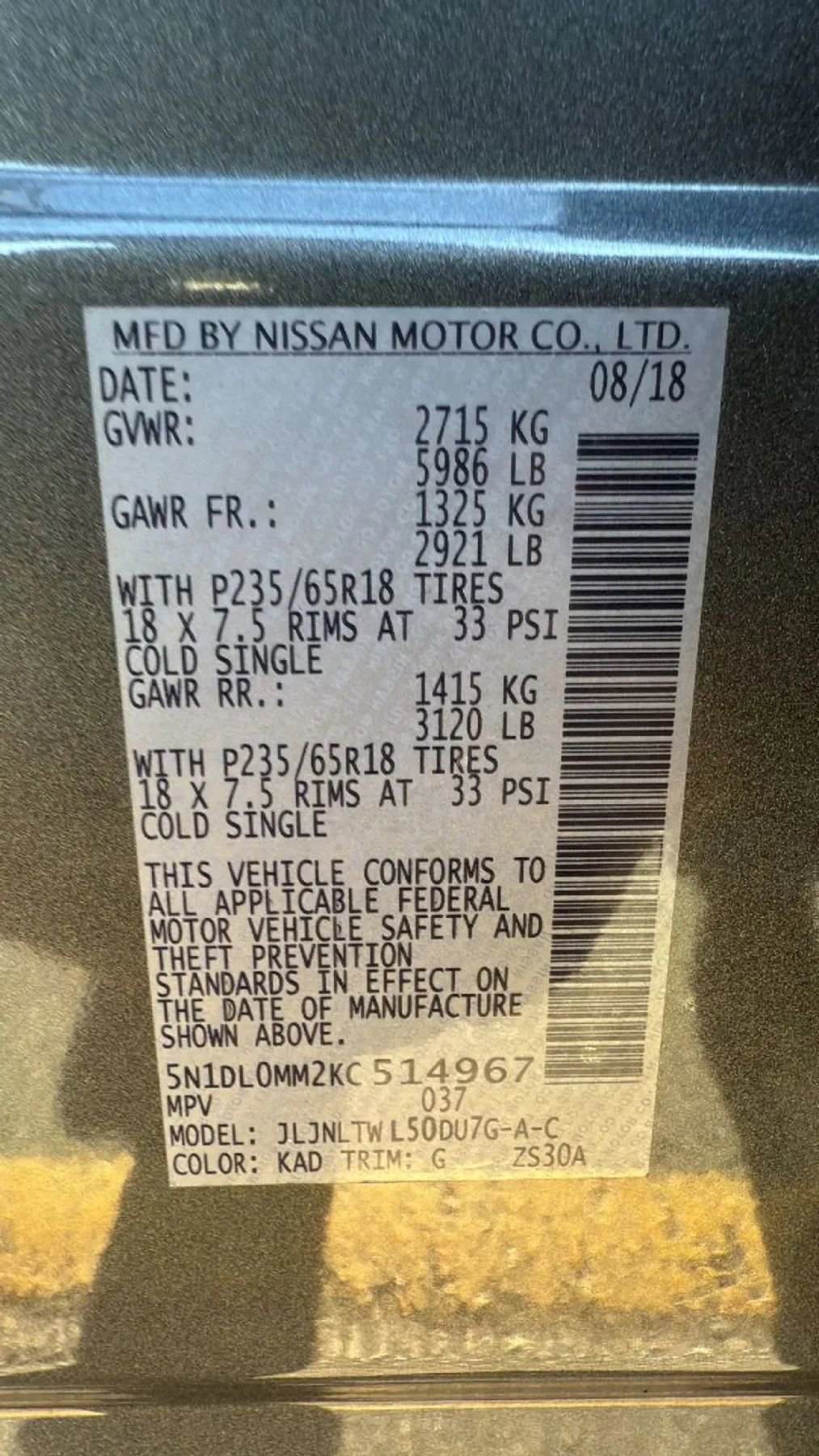 Used 2019 INFINITI QX60 Luxe w/ Essential Package image 34