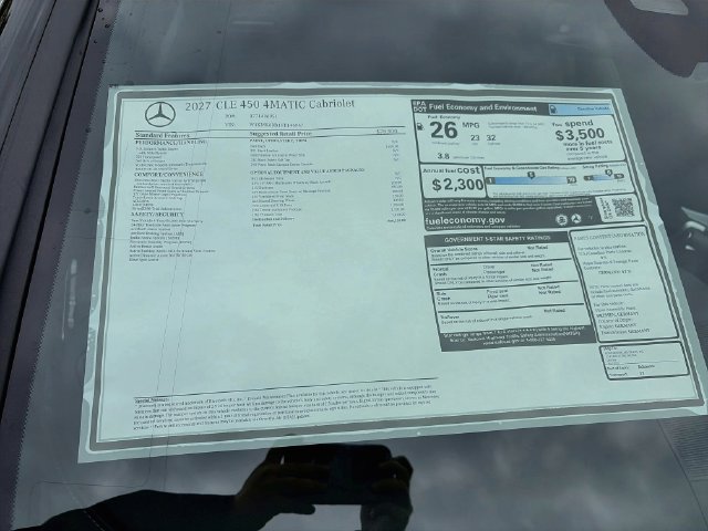 New 2027 Mercedes-Benz CLE 450 4MATIC Cabriolet image 34