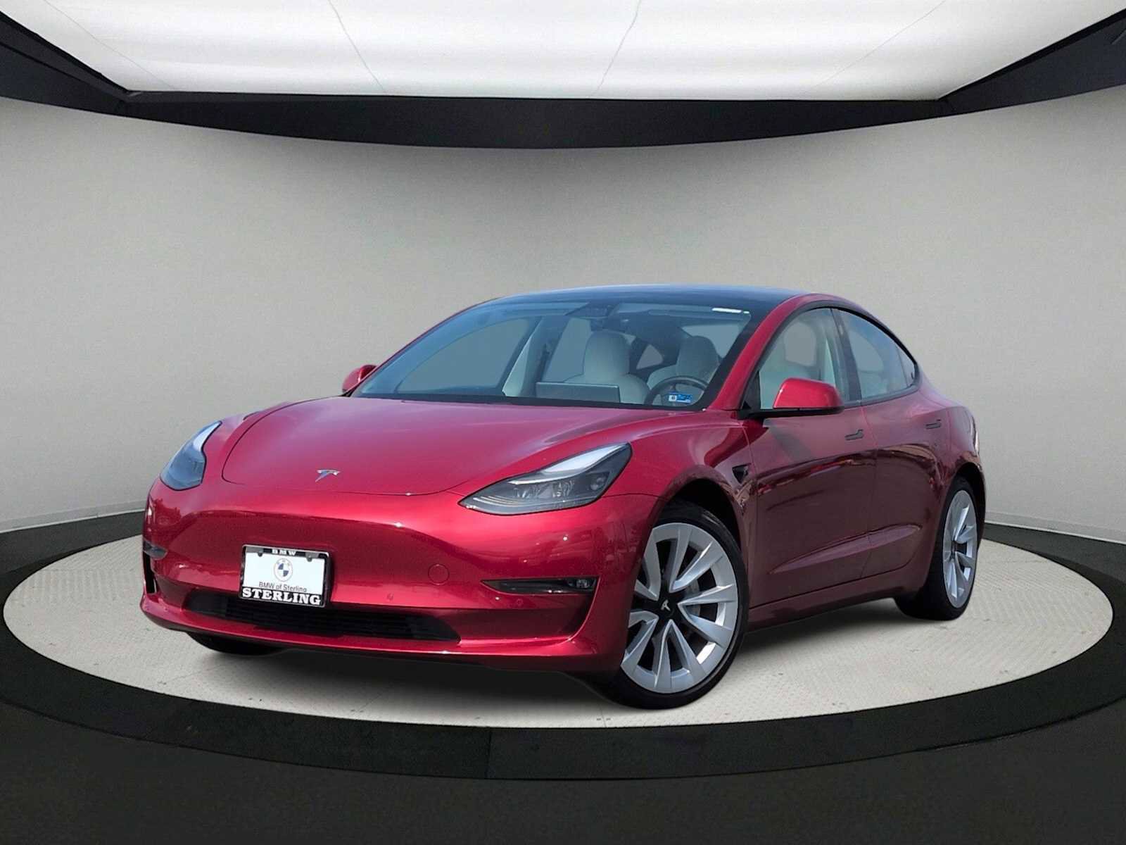 Used 2021 Tesla Model 3 Long Range AWD/4WD image 1