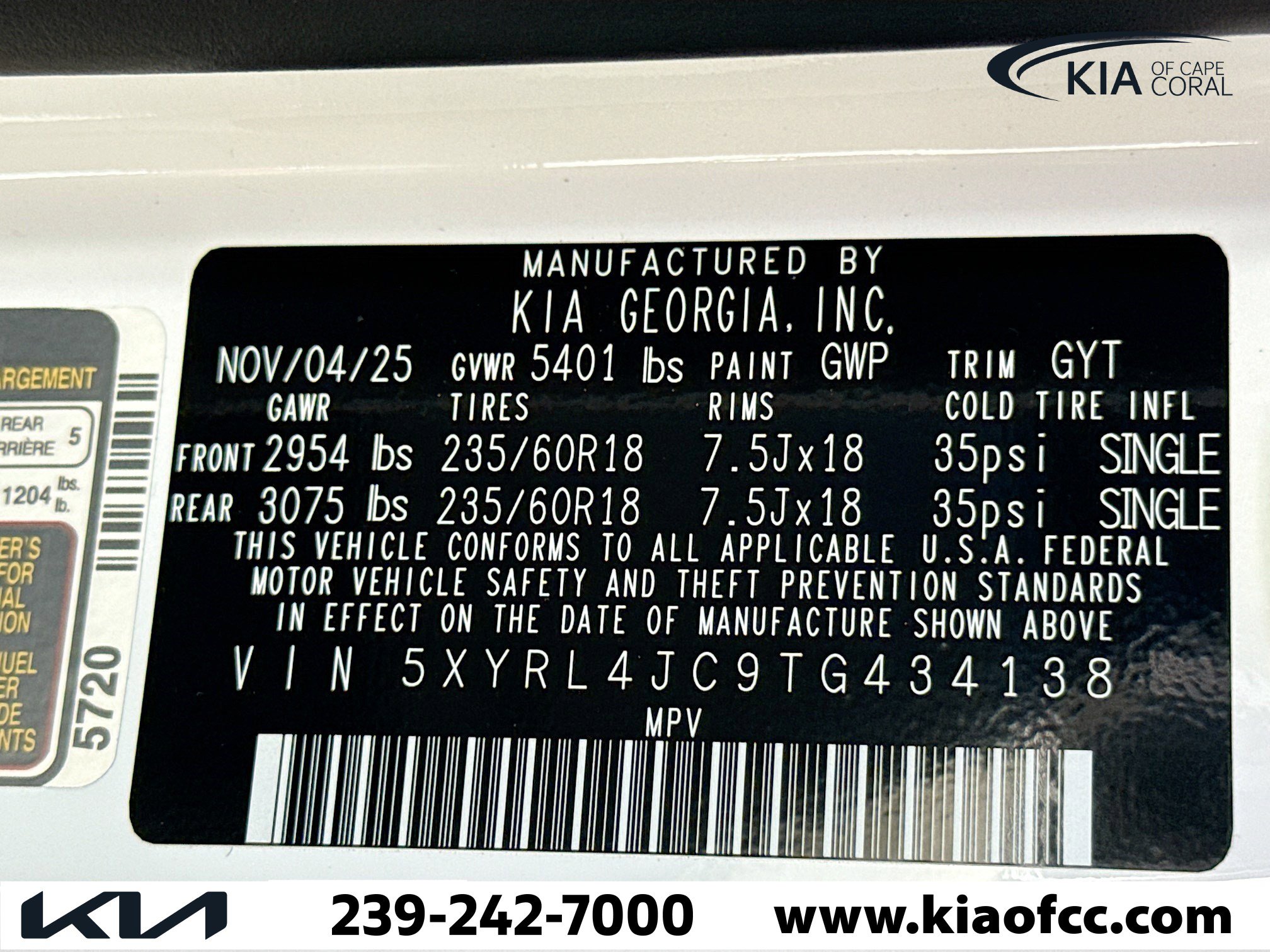 New 2026 Kia Sorento S image 44