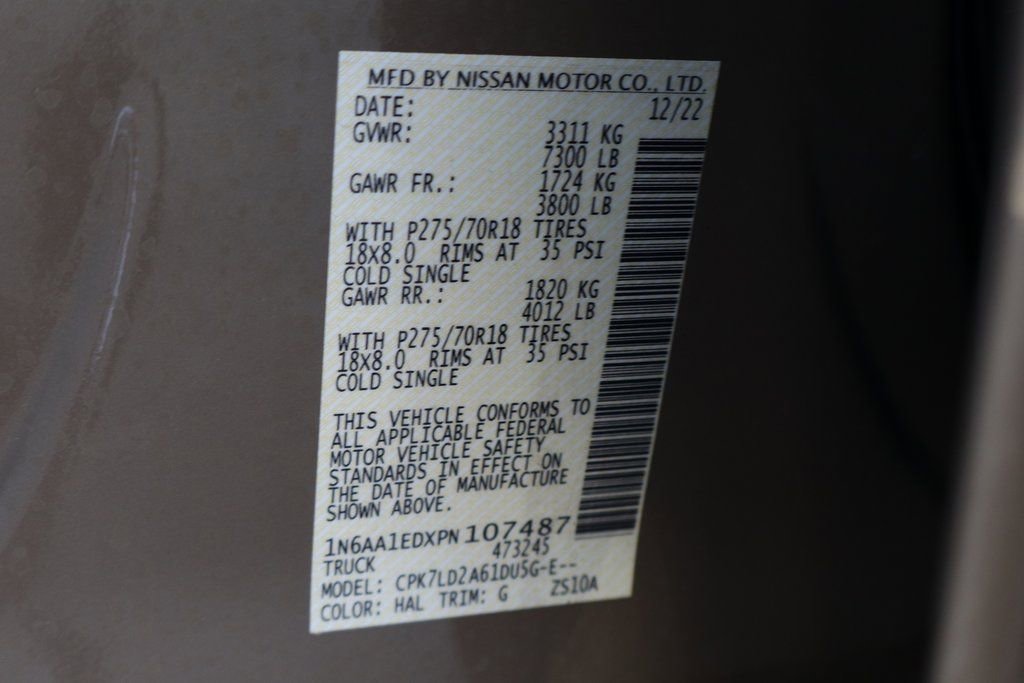 Used 2023 Nissan Titan PRO-4X w/ Pro-4x Convenience Package image 55