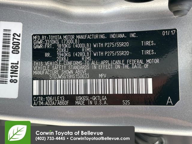 Used 2017 Toyota Sequoia Limited w/ Safety & Convenience Package image 23