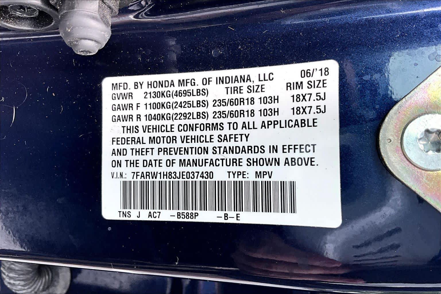 Used 2018 Honda CR-V EX-L image 33