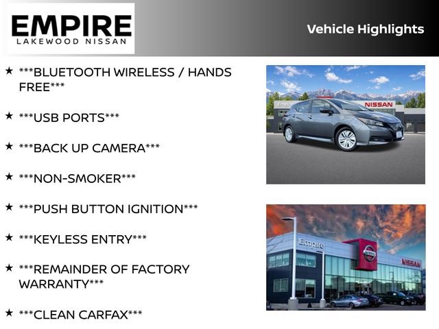 Certified 2024 Nissan Leaf S FWD image 4