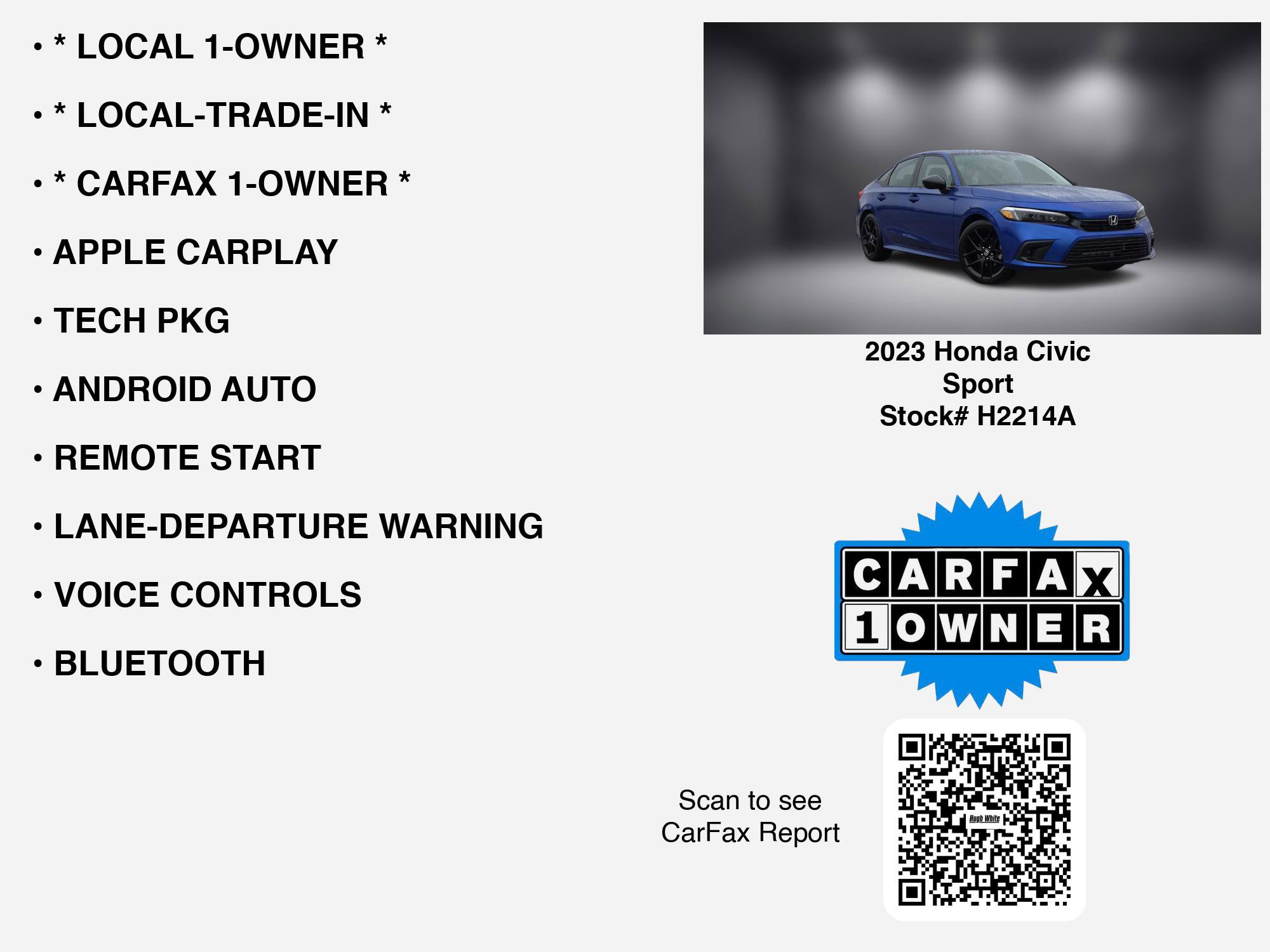 Used 2023 Honda Civic Sport image 7