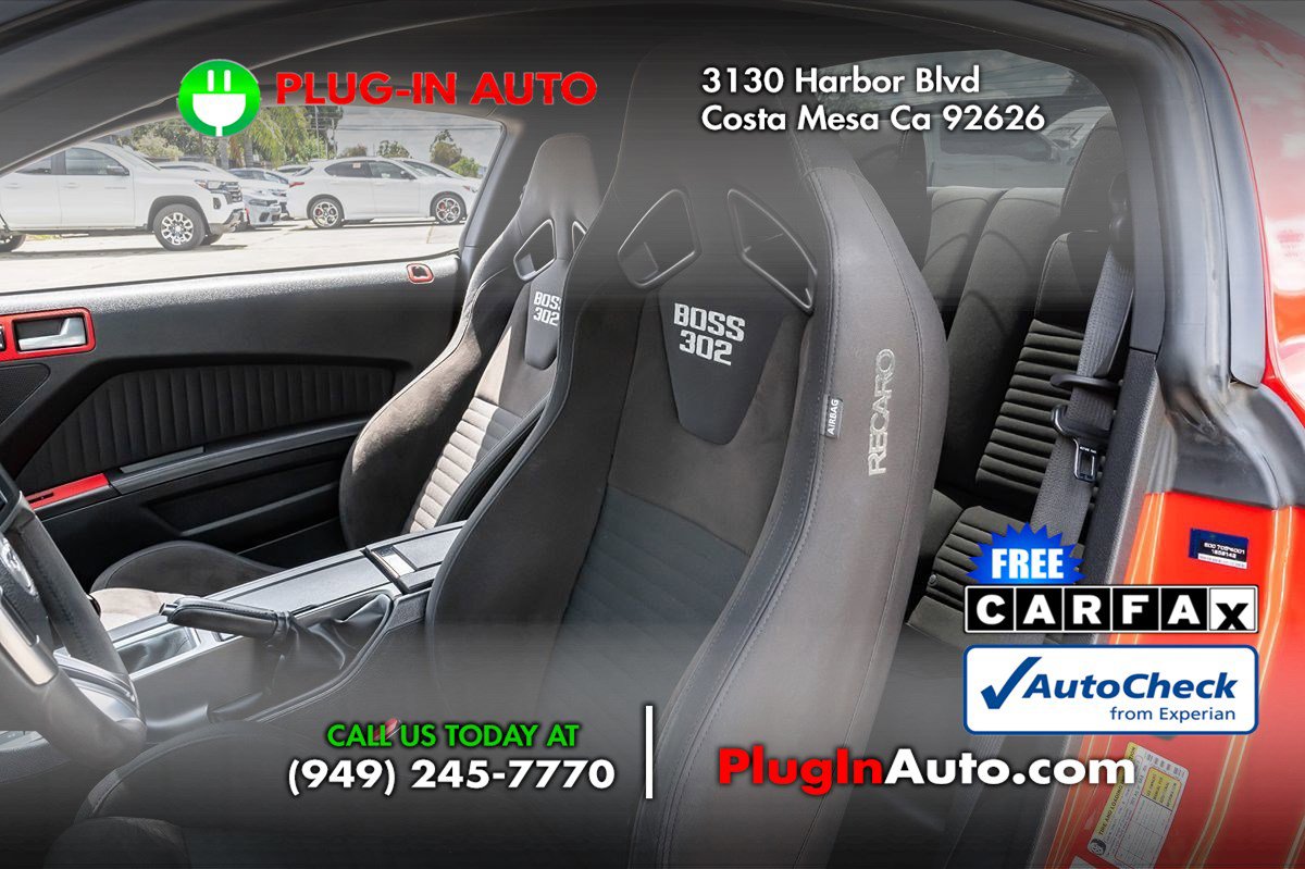 Used 2012 Ford Mustang Boss 302 w/ Boss 302 Accessory Pkg RWD image 9