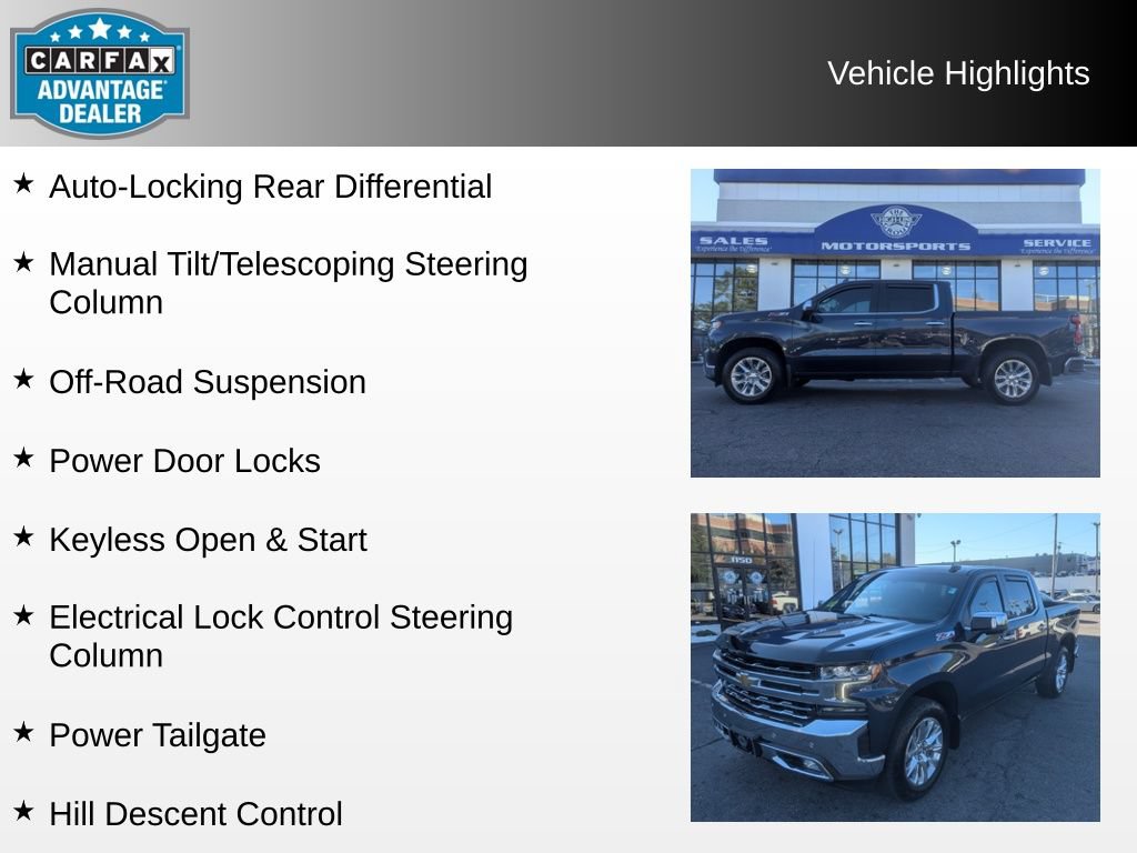 Used 2021 Chevrolet Silverado 1500 LTZ w/ Z71 Off-Road Package AWD/4WD image 16