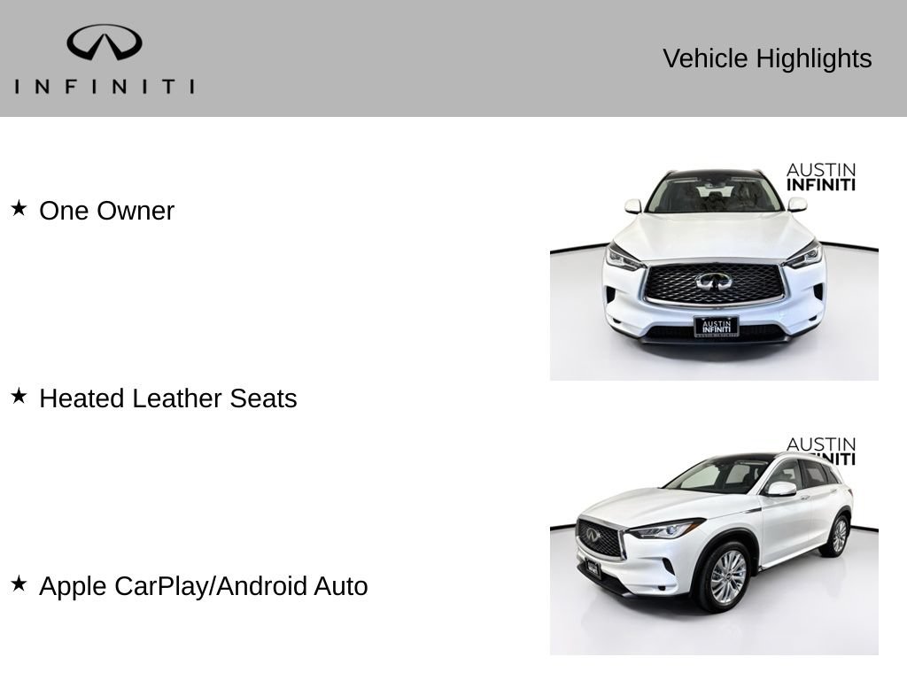 Certified 2023 INFINITI QX50 Luxe FWD image 3