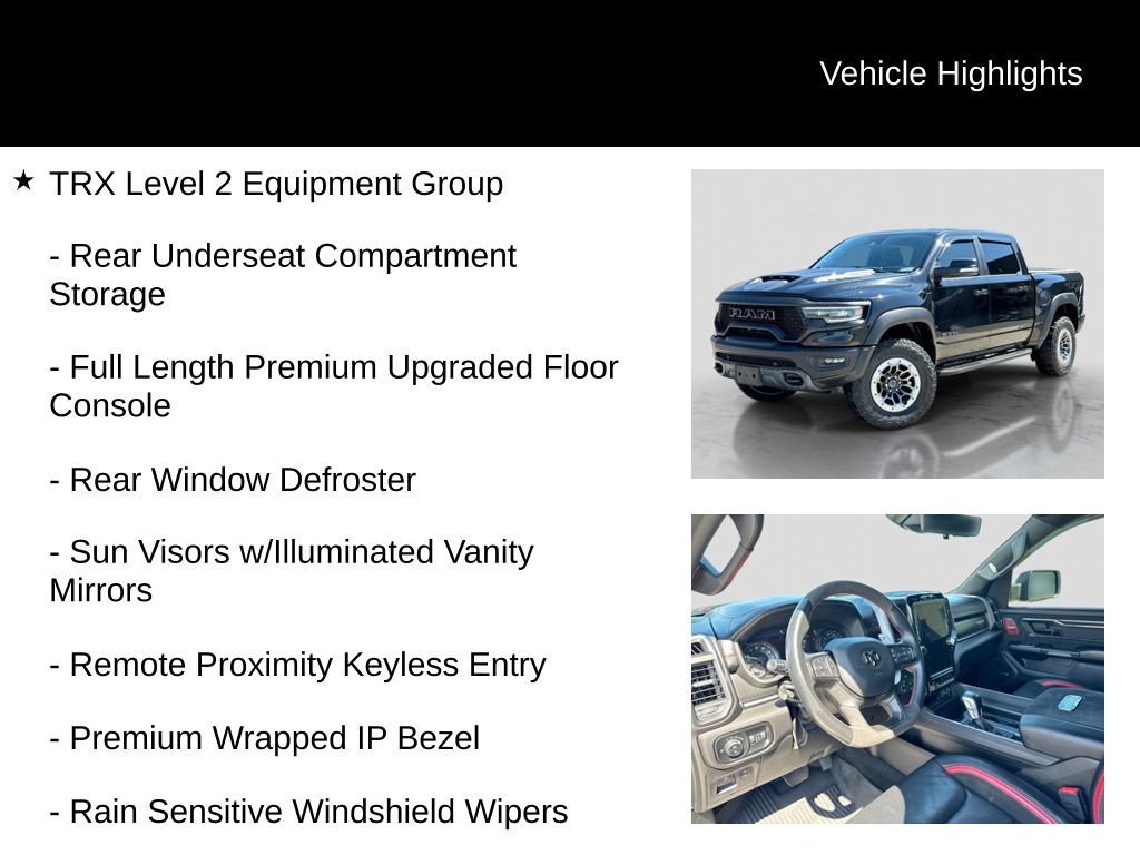 Used 2021 RAM 1500 TRX w/ TRX Level 2 Equipment Group AWD/4WD image 11
