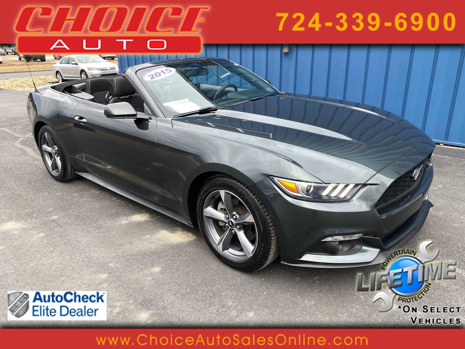 Used 2015 Ford Mustang Convertible image 1
