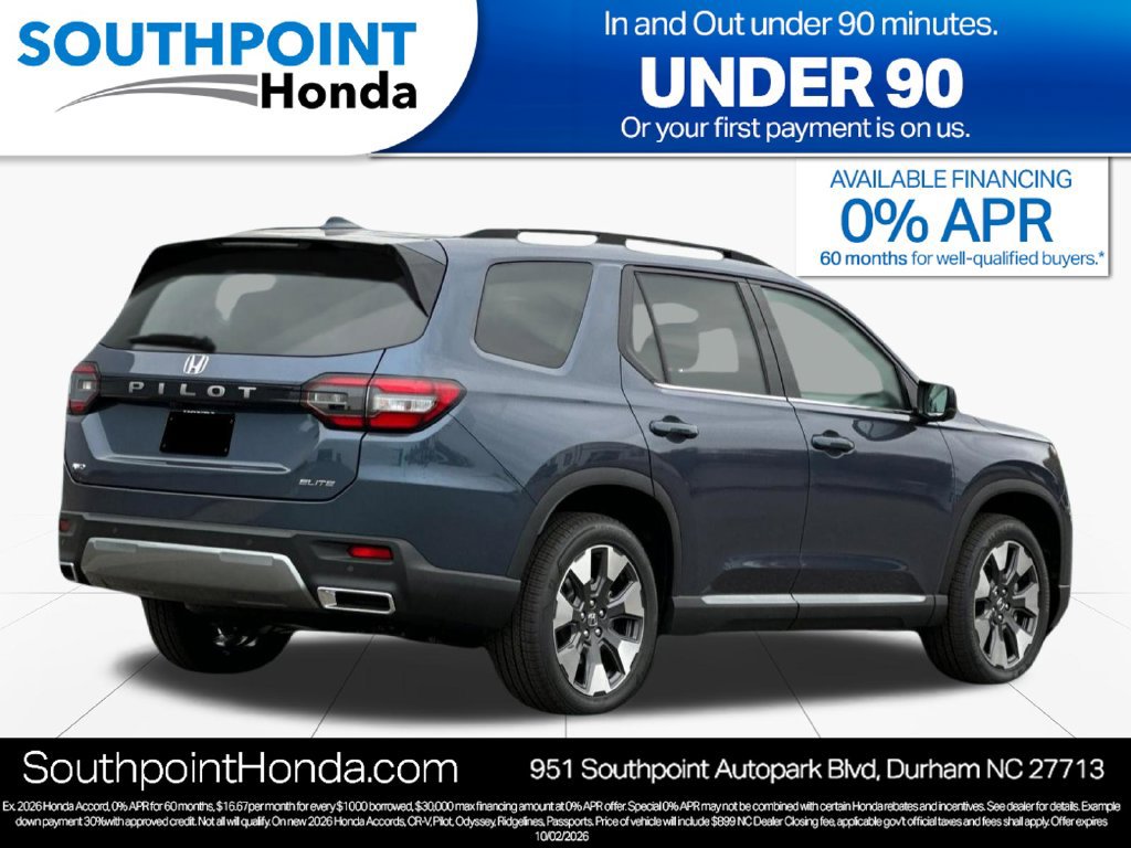 New 2026 Honda Pilot Elite image 3