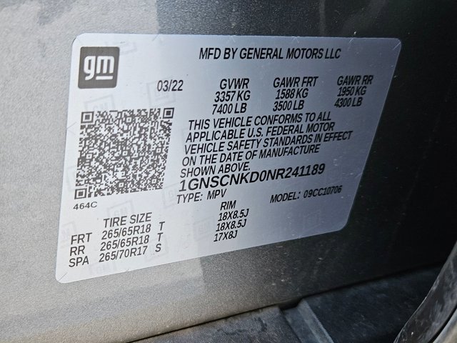 Used 2022 Chevrolet Tahoe LT RWD image 26