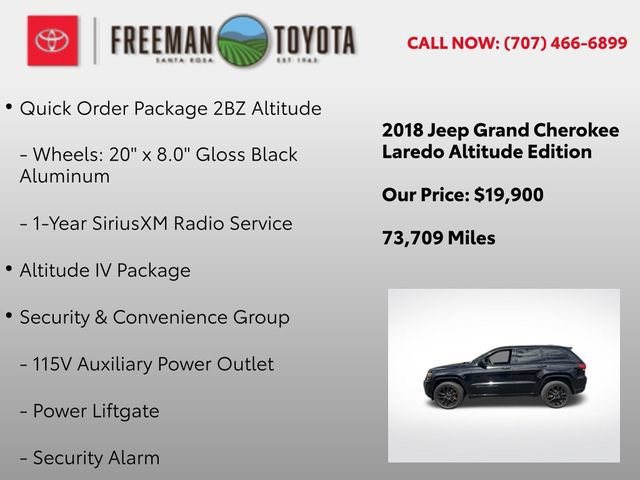 Used 2018 Jeep Grand Cherokee Altitude AWD/4WD image 11