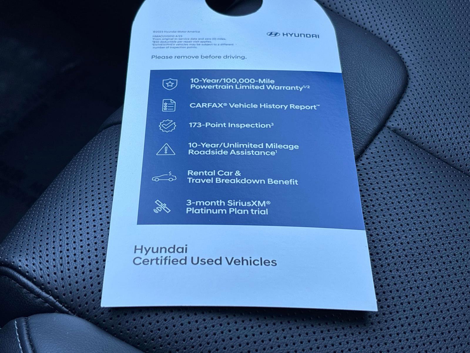 Certified 2023 Hyundai Santa Fe Limited w/ Cargo Package image 29