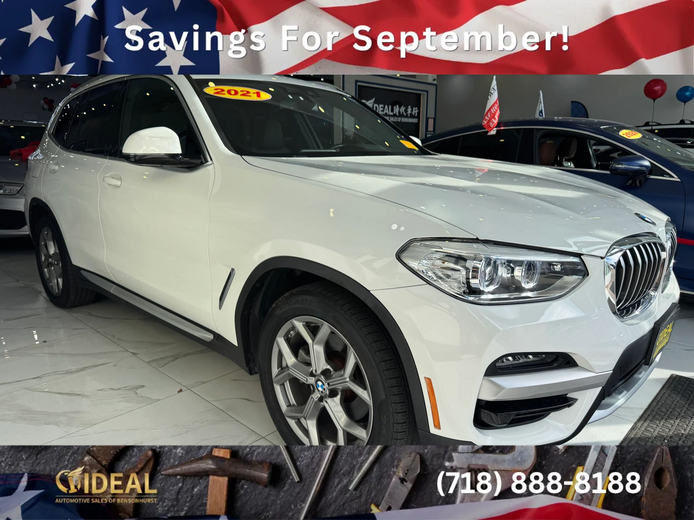 Used 2021 BMW X3 xDrive30i w/ Convenience Package AWD/4WD image 1