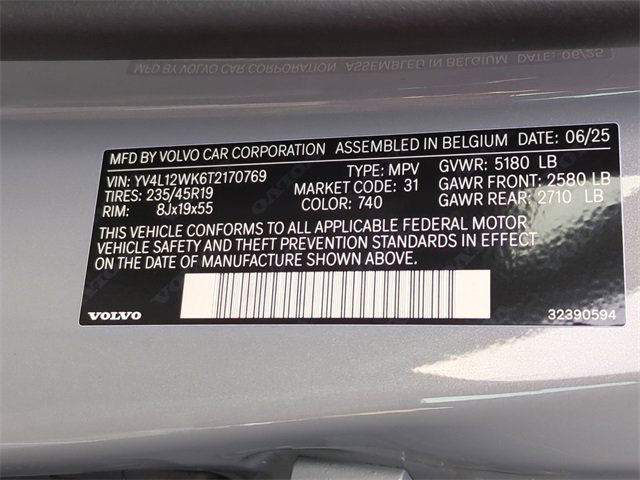 New 2026 Volvo V60 B5 Cross Country Plus w/ Protection Package Premier image 25